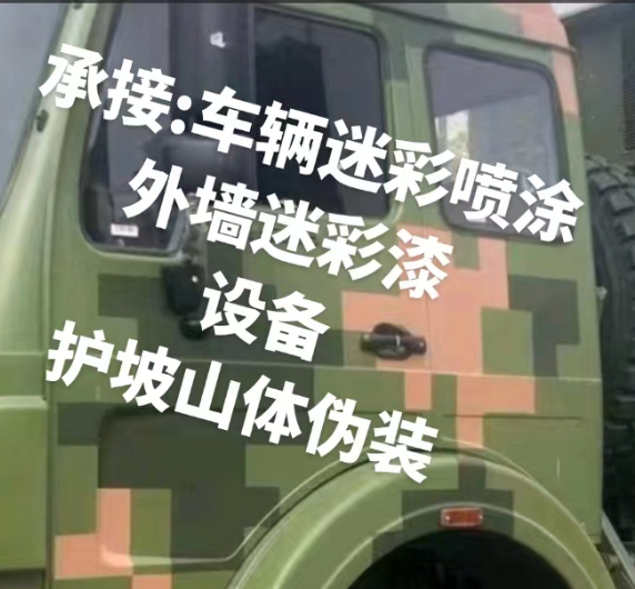 赣州外墙和地面的迷彩漆施工